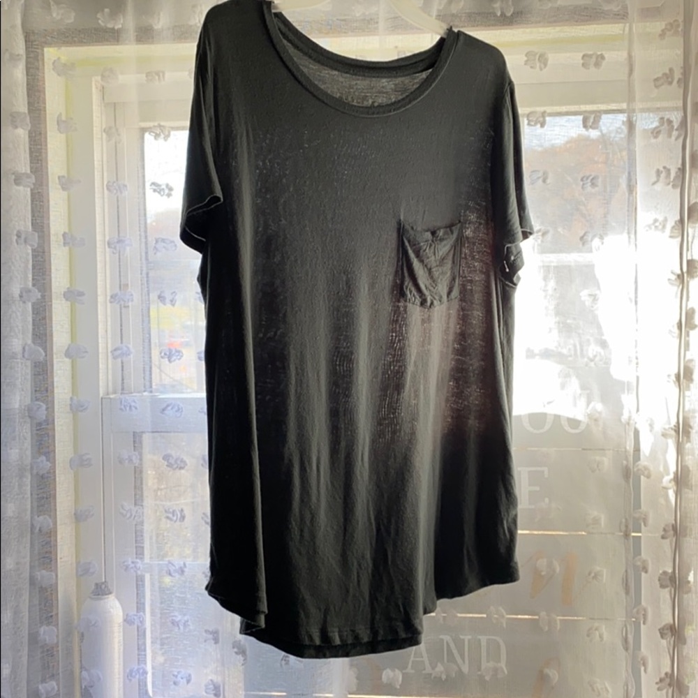 aero seriously soft green t-shirt